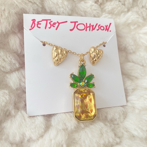 Betsey Johnson Pineapple Jewelry Set NWT - Picture 5 of 7